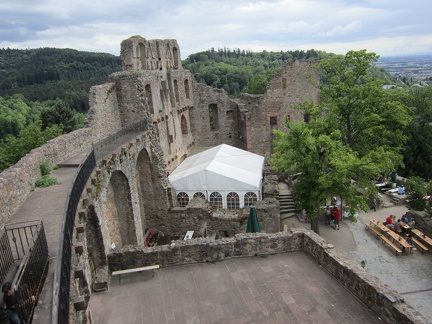 26 view of the Burg from the tower